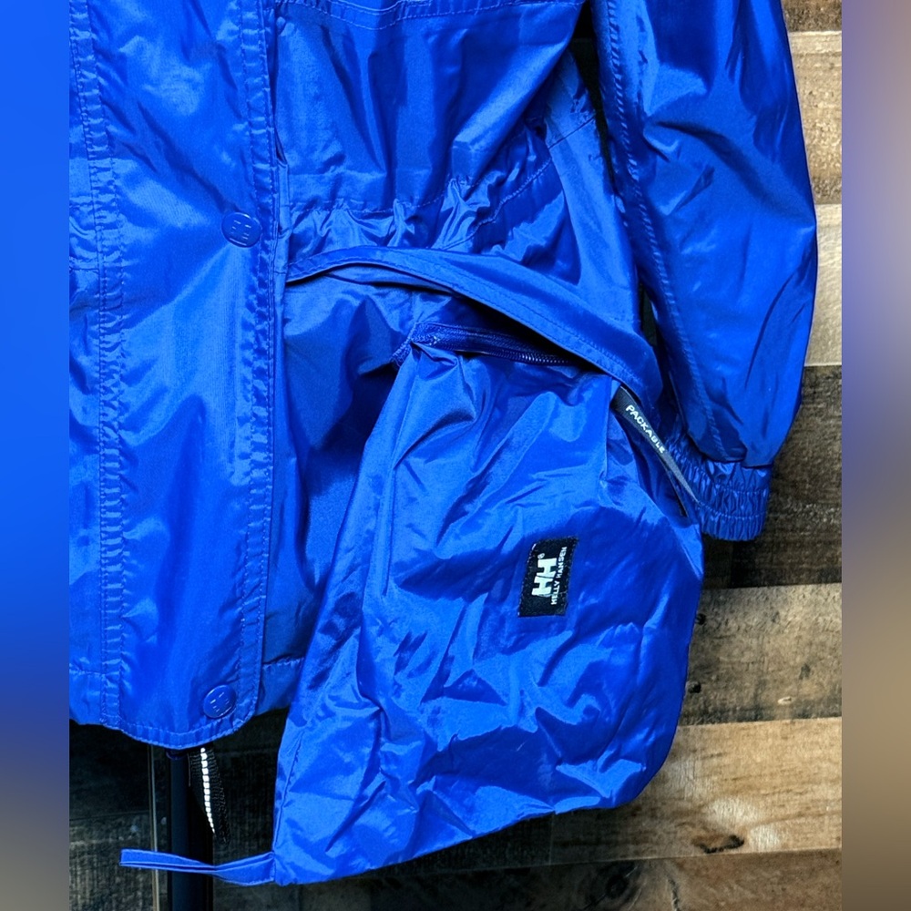 Hh Helly Hansen Women's Petite Royal Blue Hooded … - image 4